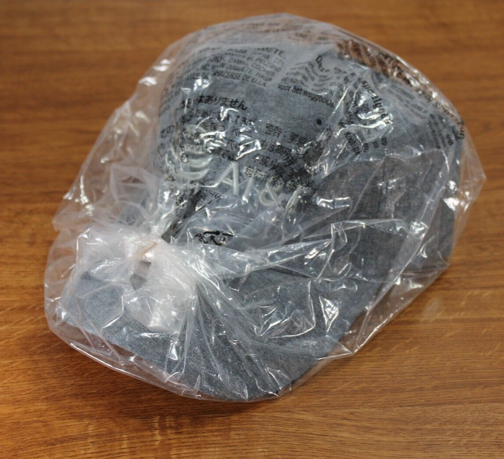 AT&T Logo Baseball Hat - Black / Gray - Adjustable - One Size - Multiples - NEW