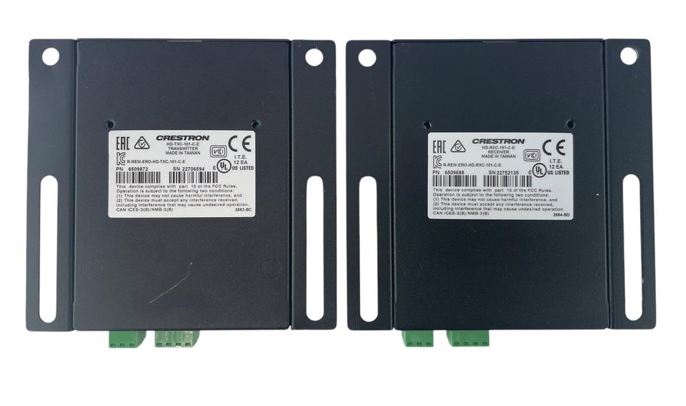 Crestron HD-TXC-101-C-E Transmitter HD-RXC-101-C-E Receiver Category Cable Combo