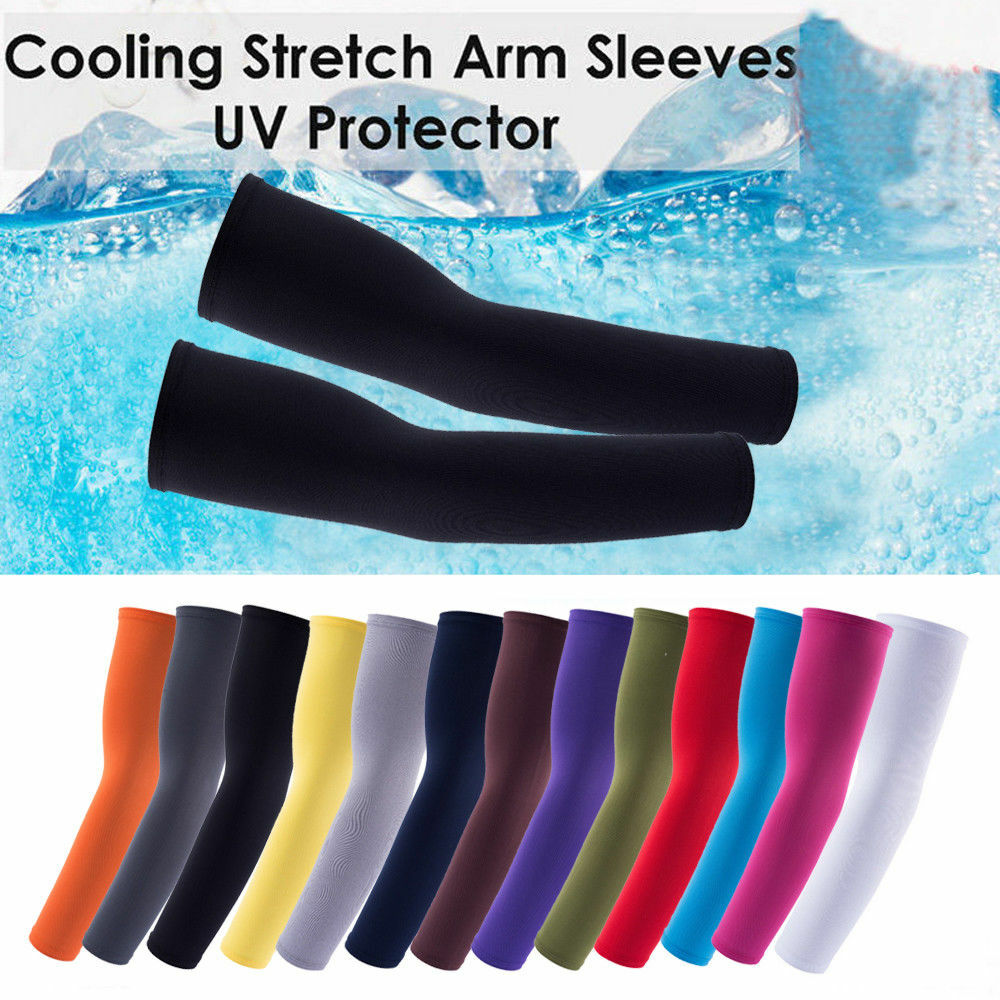 Cooling Sleeves Sun UV Protection Arm Sleeves Arm Cover Sleeve for Men Women US