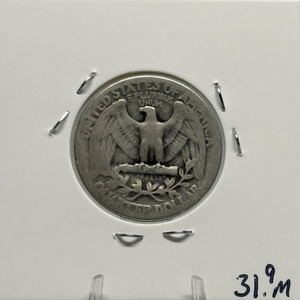 1934 Silver Washington Quarter, 90% Silver, Low Mint! 🔥