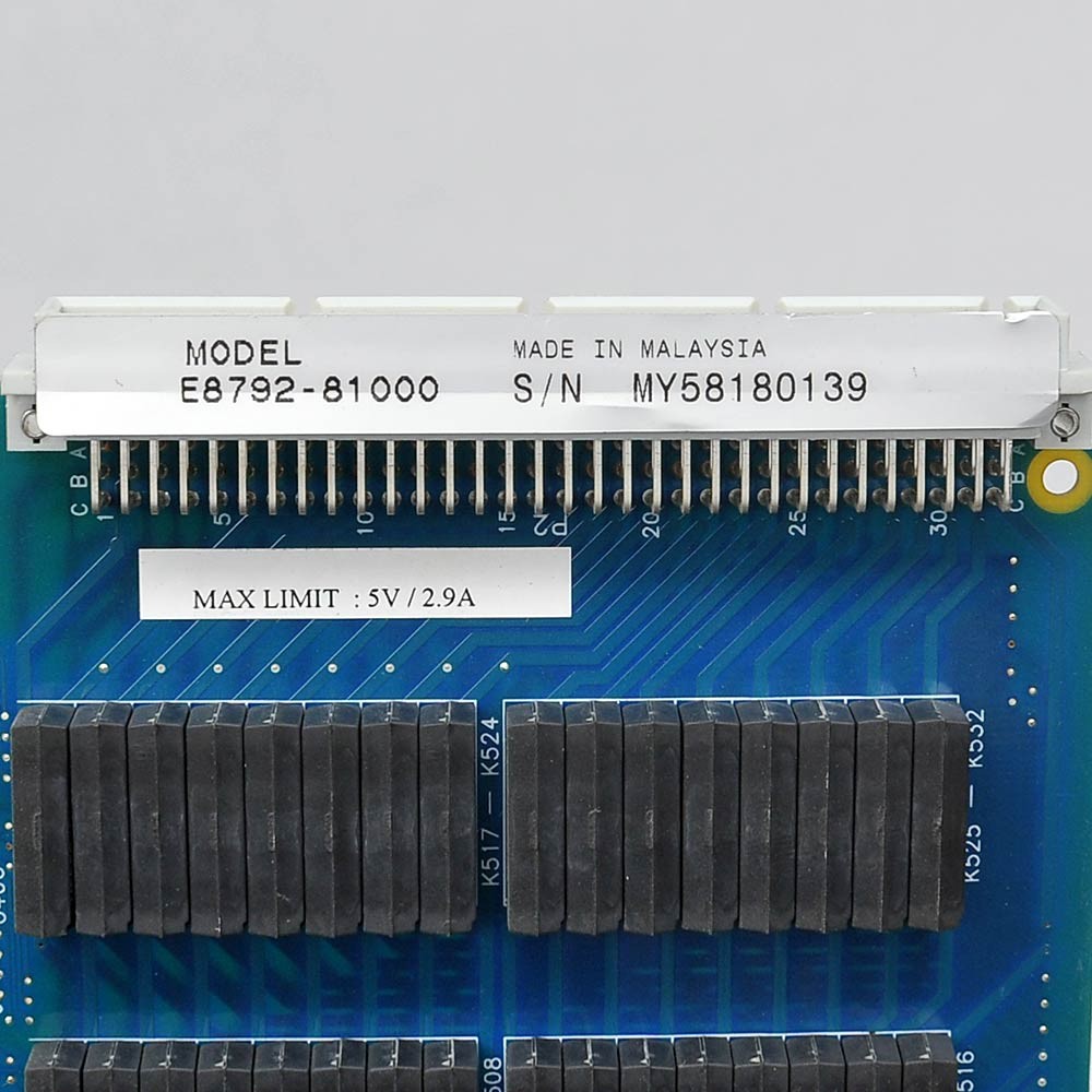 Keysight E8792A Pin Matrix Module Card 32x4 from TS-5400 Test System E8792-81000