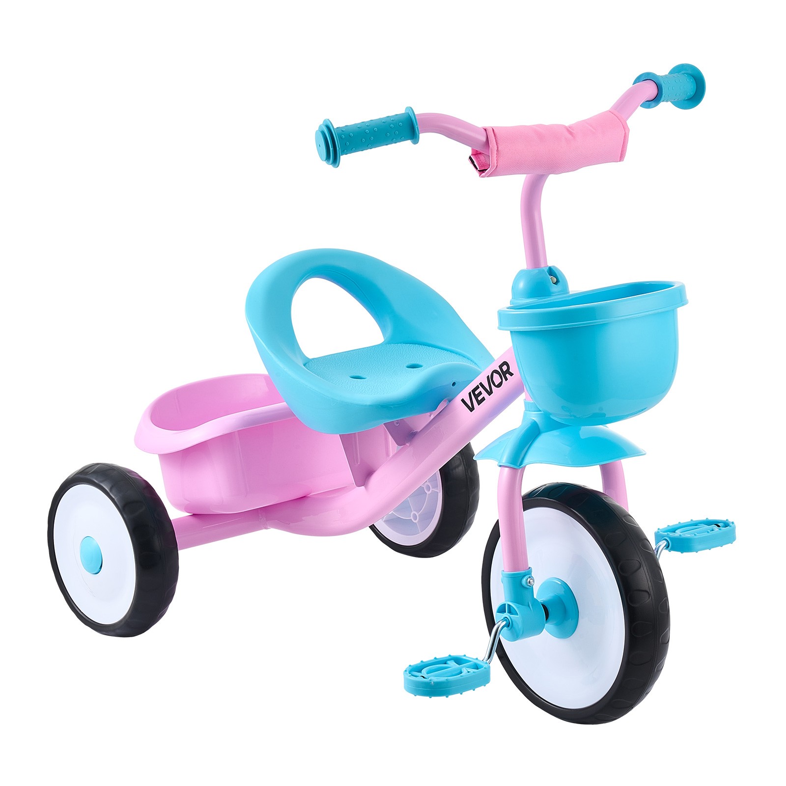 VEVOR Toddler Tricycle Kids Trike for 2-5 Year Old Girls/Boys Adjustable Seat