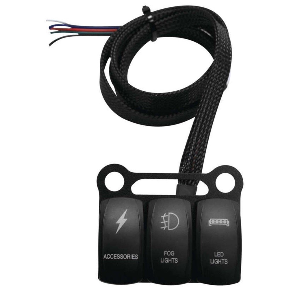 Spyder Extras Rocker Switch Modules - Black SRT-3S