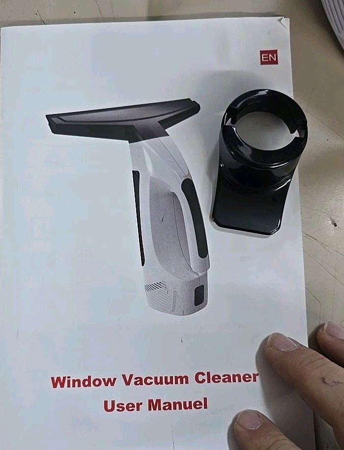 Window Vacuum, Window Vacuum Squeegee Cordless, Handheld Window Vac with Multi.