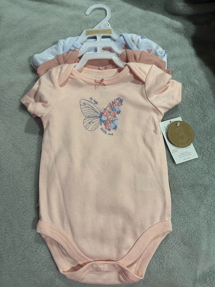 (3) Lila & Jack Bodysuits 6-9 Months