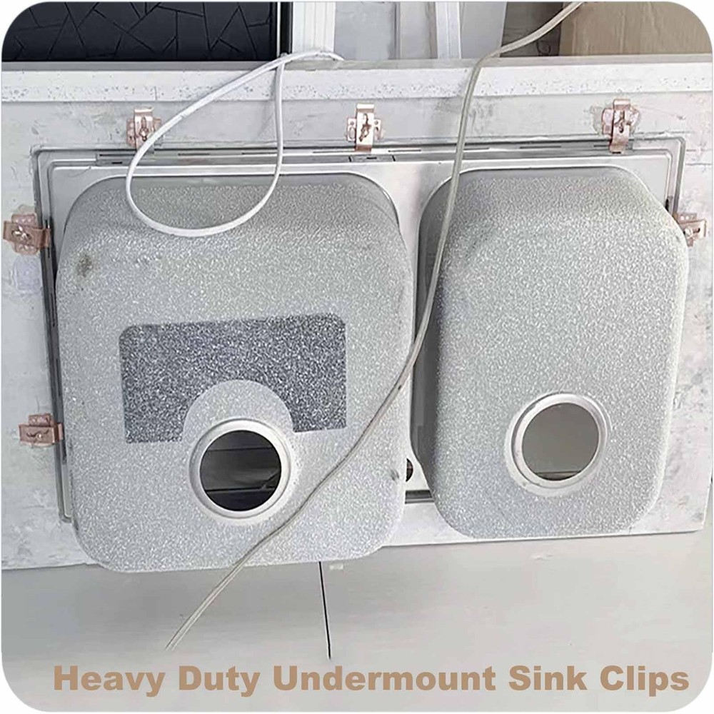 15 Pack Sink Clips Kit for Mounting Undermount SinkSink Mounting Kit BracketH...