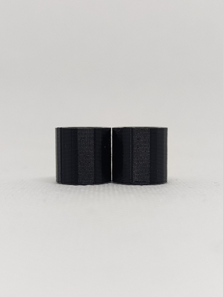 [ONE DAY HANDLING] x2 Cricut Maker Rubber Roller Replacement,Black [3D PRINTED]