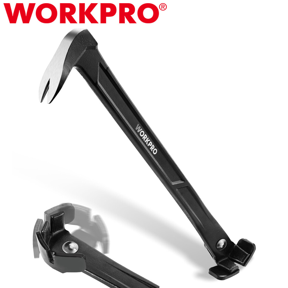 WORKPRO 13" Nail Puller Cat Paw Pry Bar Nail Remover Tool Woodworking NailPuller