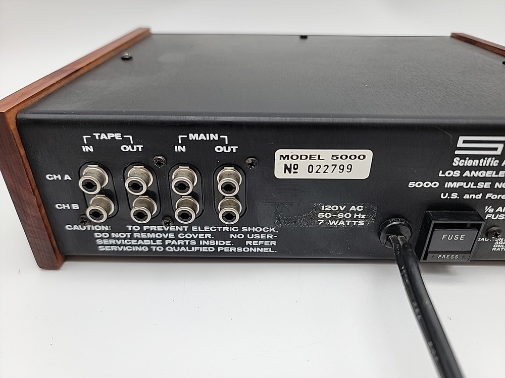SAE 5000 Impulse Noise Reduction System Vintage Hi-Fi Audio Processor