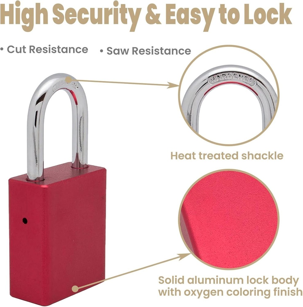 NEW UNITY LOCKS LOVE LOCK RED CAN BE ENGRAVED