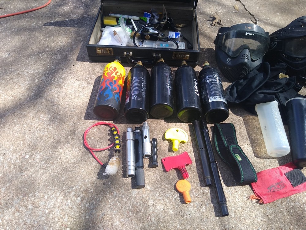 paintball accessories lot
