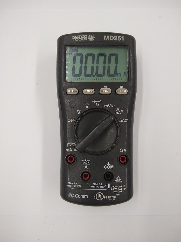 MATCO BASIC DIGITAL MULTIMETER MD251
