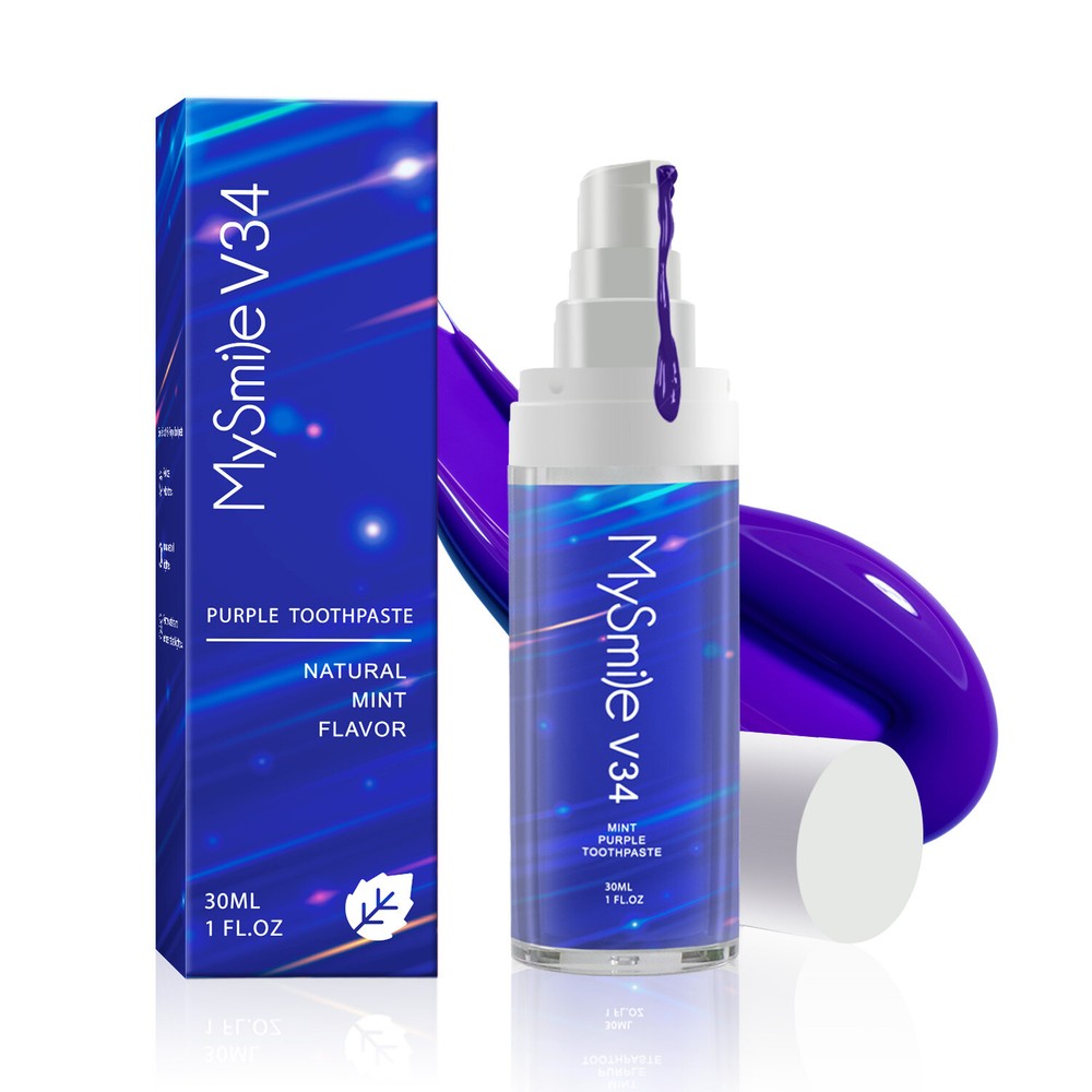 MySmile V34 Colour Corrector Purple Teeth Whitening Toothpaste