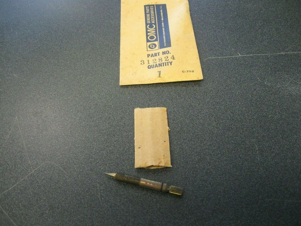 Johnson Evinrude OMC 0312824 High Speed Needle Valve JO87