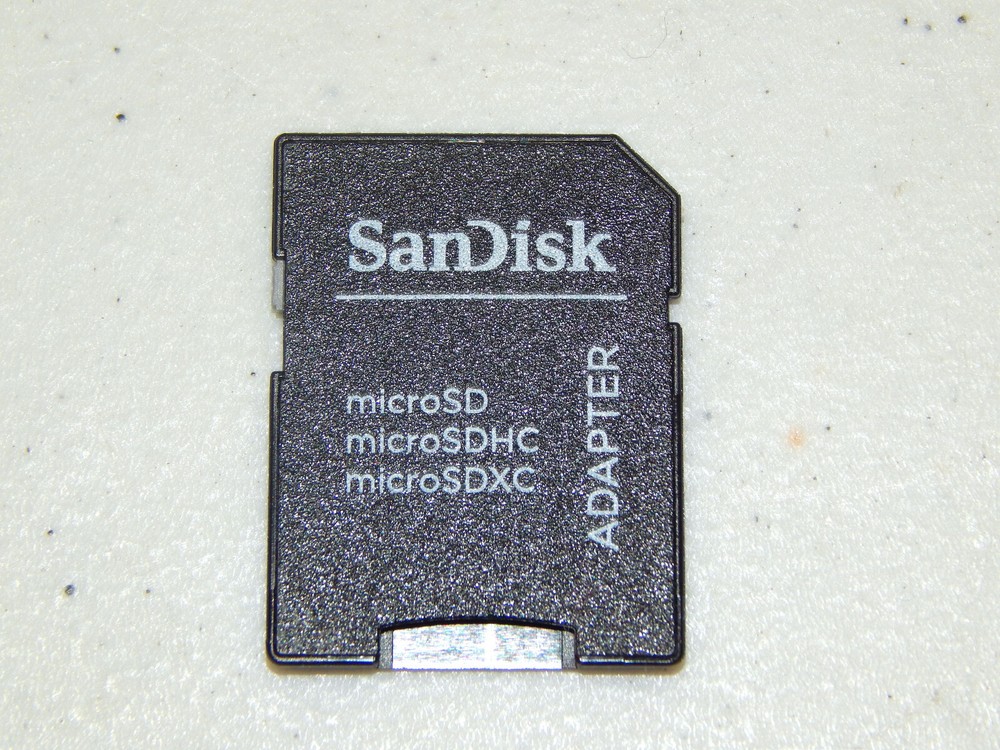 Open Box SanDisk Adapter Micro SD Card SD, SDHC, SDXC Memory Card Adapter Only