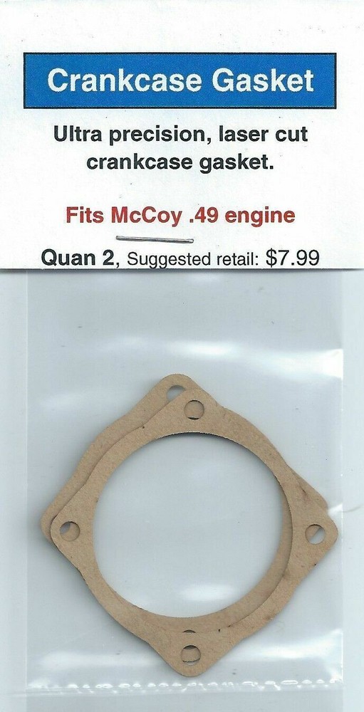 McCoy .49 Crankcase Gasket 2 Pack NIP