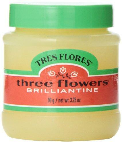 Tres Flores Brilliantine Solid Pomade, 3.25 oz