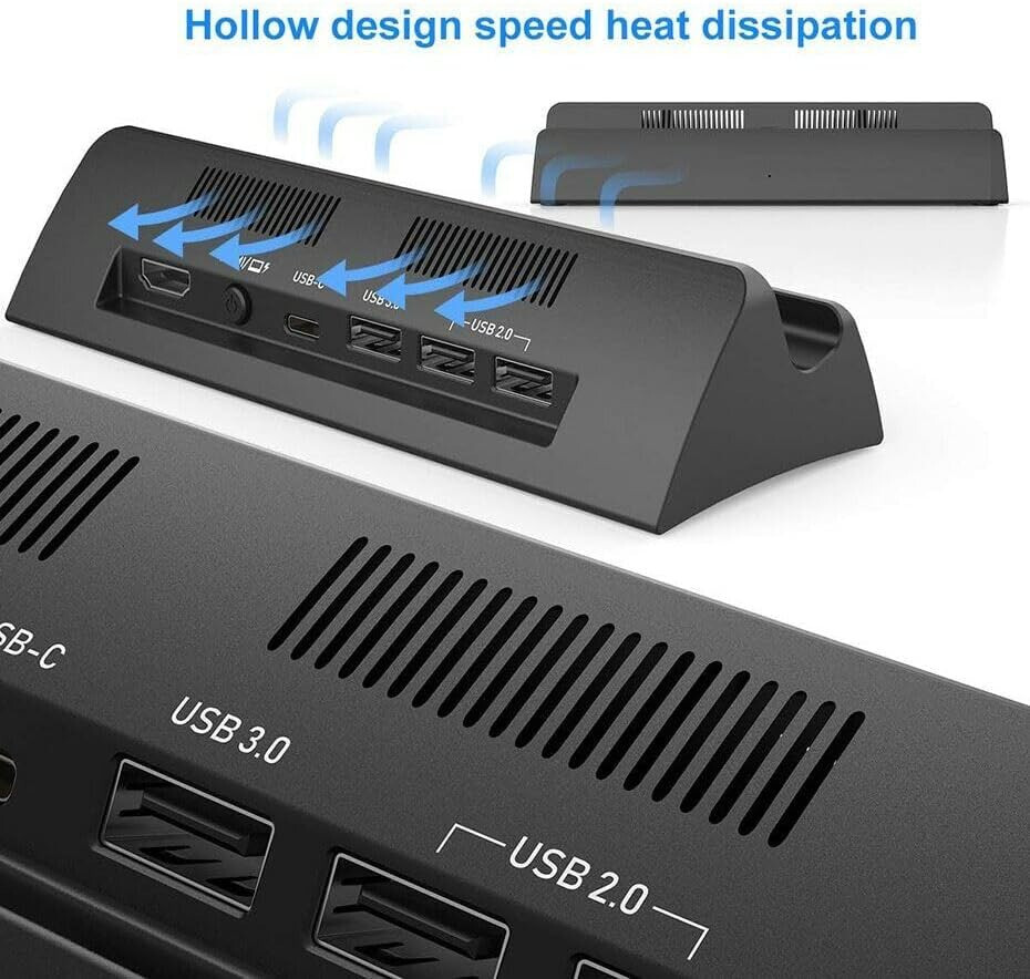 New TV Docking Station For Nintendo Switch & OLED Model HDMI Adapter USB3.0&2.0