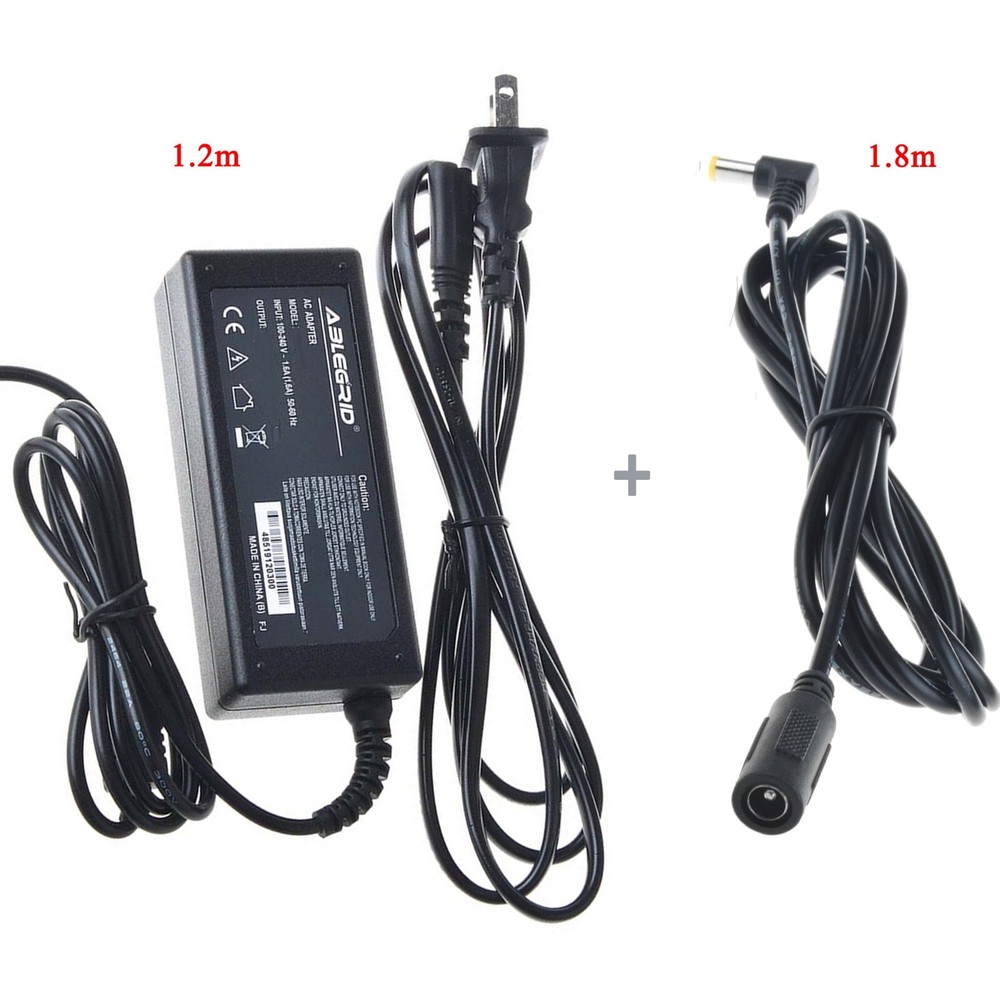 15ft Long AC DC Power Adapter For Pioneer DDJ-1000 DDJ-1000SRT Controller Cord