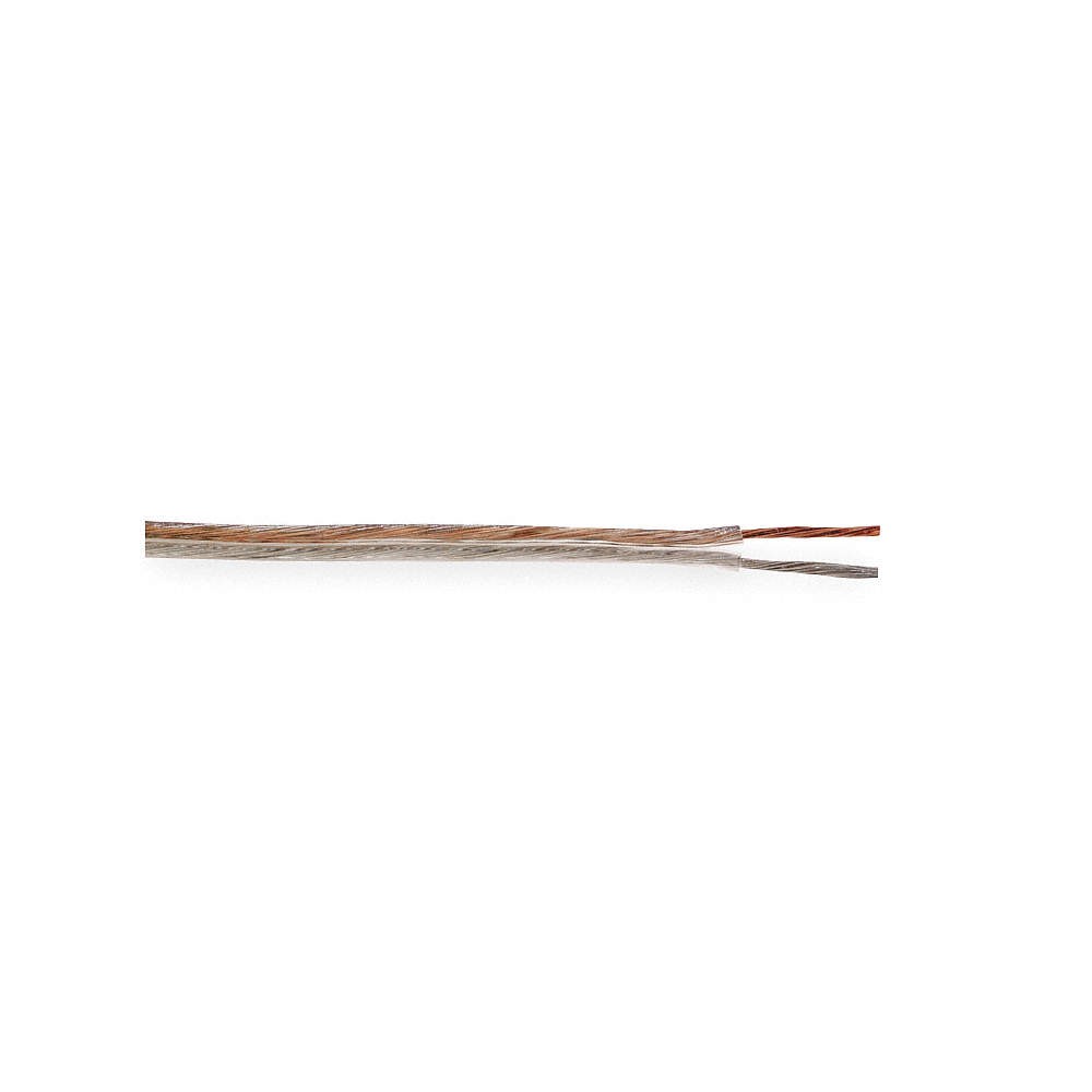 CAROL C1361 Data Cable,Not Rated,2 Wire,Clear,100ft 20LA27