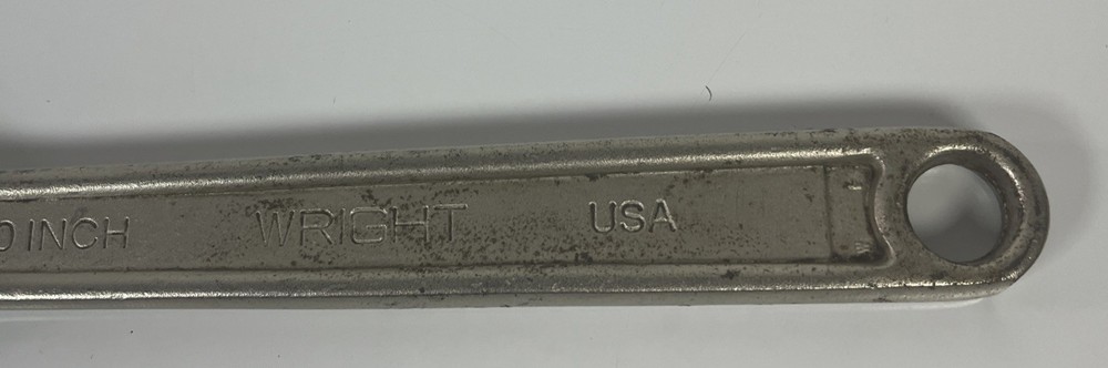 Wright 9AC10 Adjustable Wrench 10"