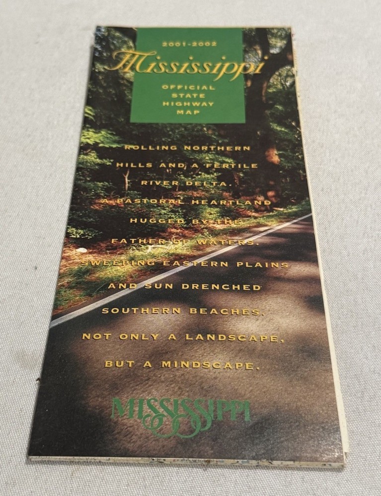 2001-2002 Mississippi Official State Highway Map