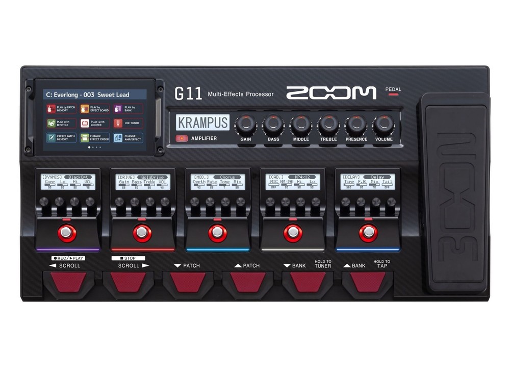 ZOOM G11 Guitar Multi-Effects Pedals Processor
