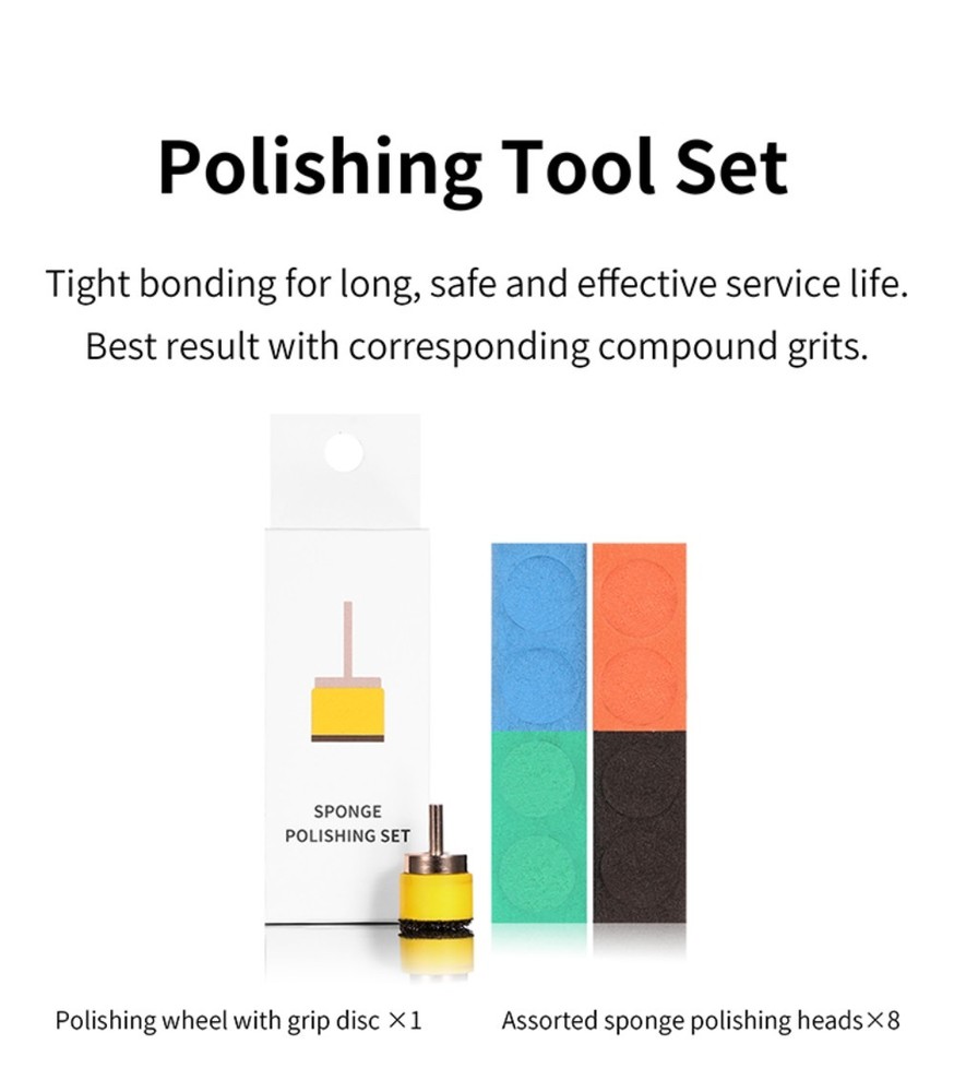 DSPIAE: Polishing Sponge & Compound - Complete Set - Fits ES-P