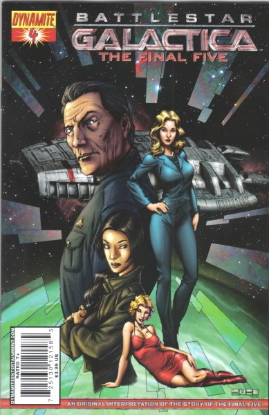Battlestar Galactica The Final Five Comic #4 A  Dynamite 2009 VERY HIGH GRADE