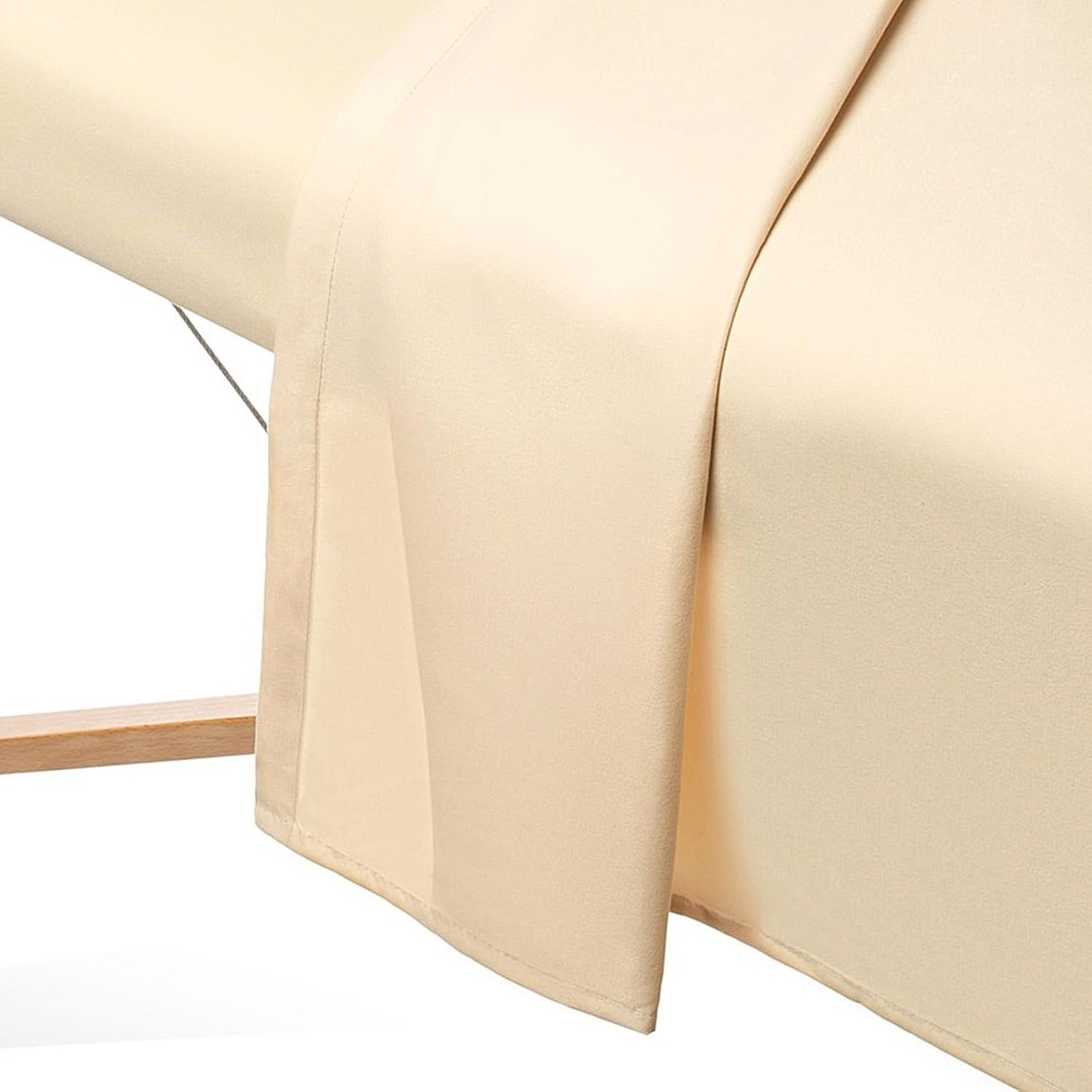 3-Piece Microfiber Massage Table Sheet Set - Comfort in Natural