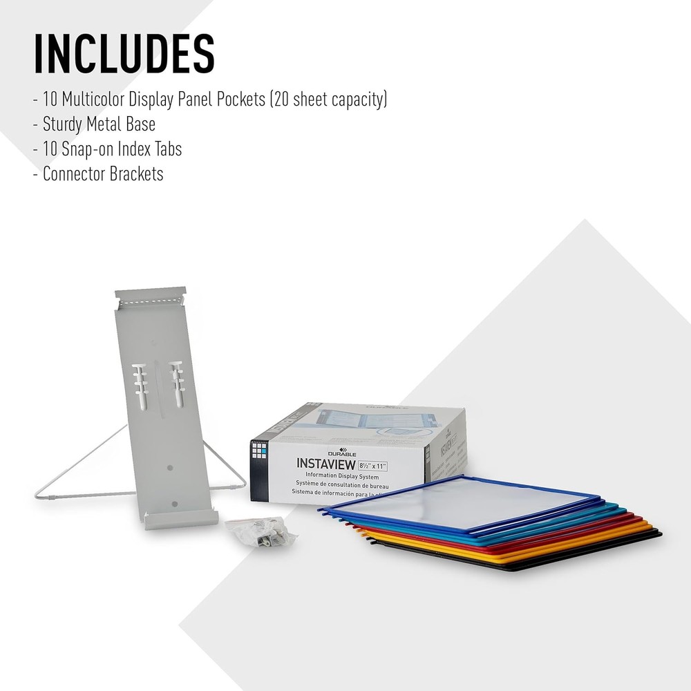 Instaview20 Pocket Expandable Desktop Reference System Letter Size