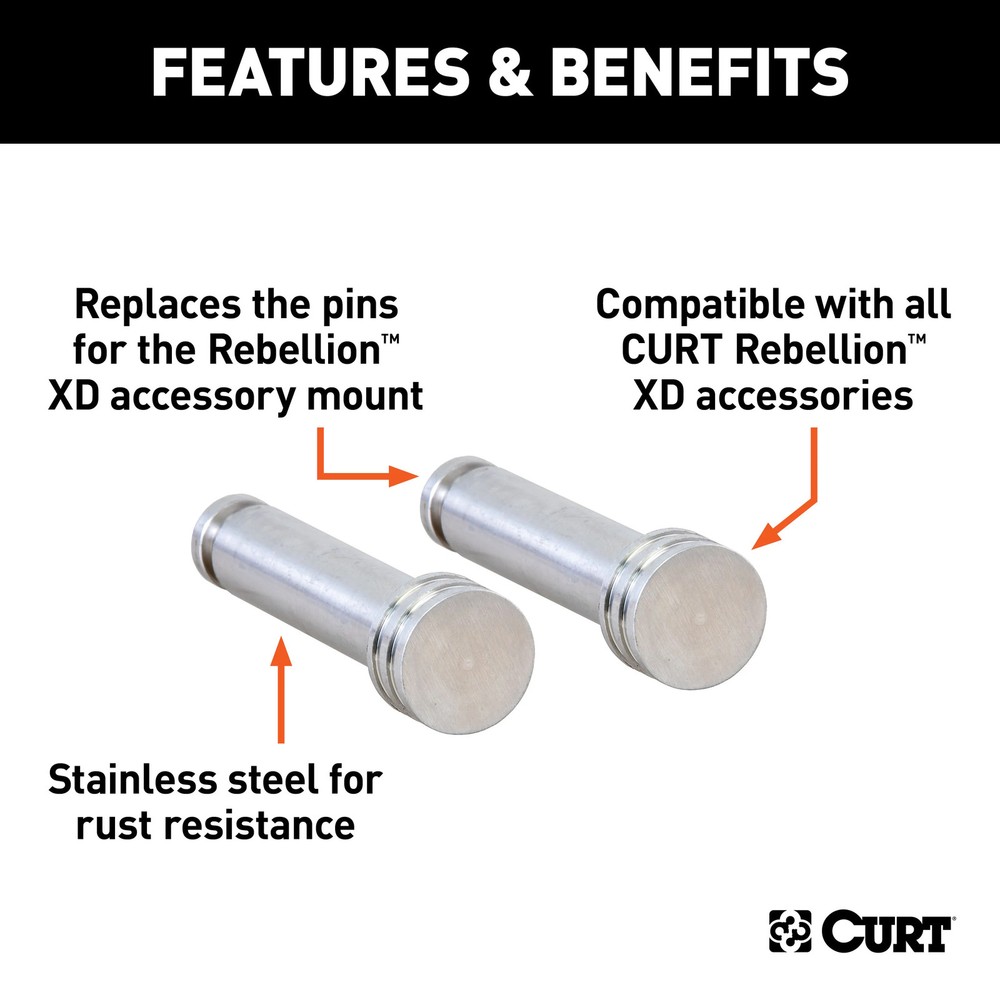 Curt-Replacement Rebellion XD Accessory Mount Pins