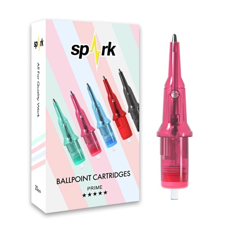 10/20/Mix pcs Spark Ballpoint Tattoo Cartridge Practice Needle Sketch Stippling