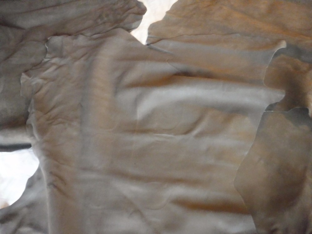 Leather Brown Leather Sheets Brown Leather Material Pre Owned 4 Sheets