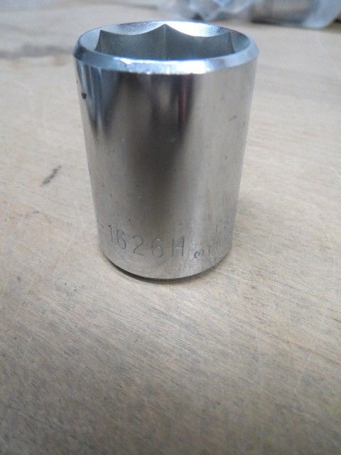 13/16 SOCKET 1/2DR 6 PT # 1626H STANLEY  3 PCS (LL0948)