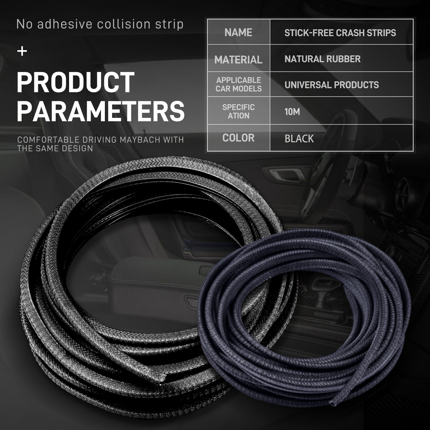 Universal U Shape Car Door Edge Trim Protector Edge Trim Seal Strip Edge Guard