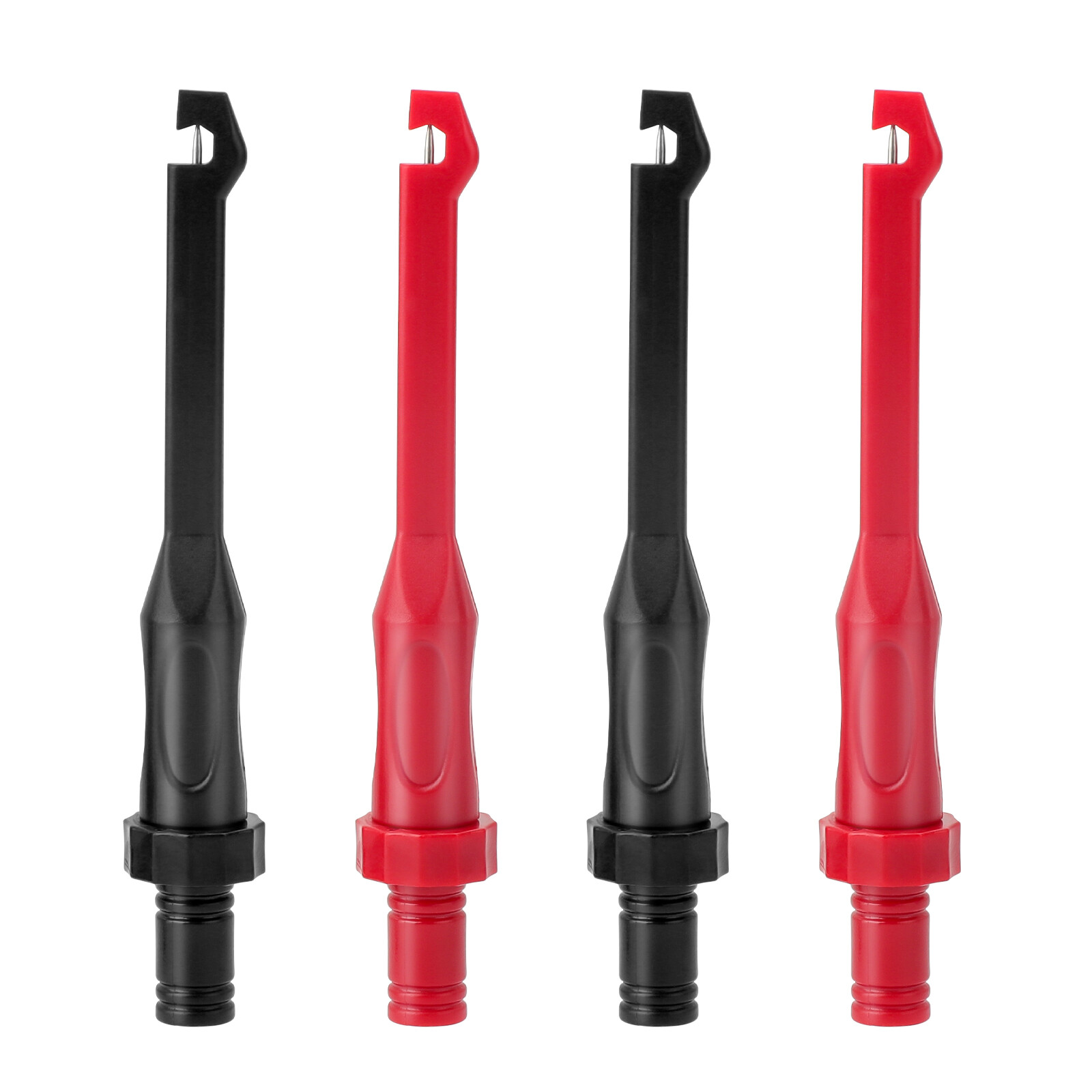 4Pcs Test Lead Kit Power Probe Wire 4mm Piercing Clip Tool Automotive Multimeter