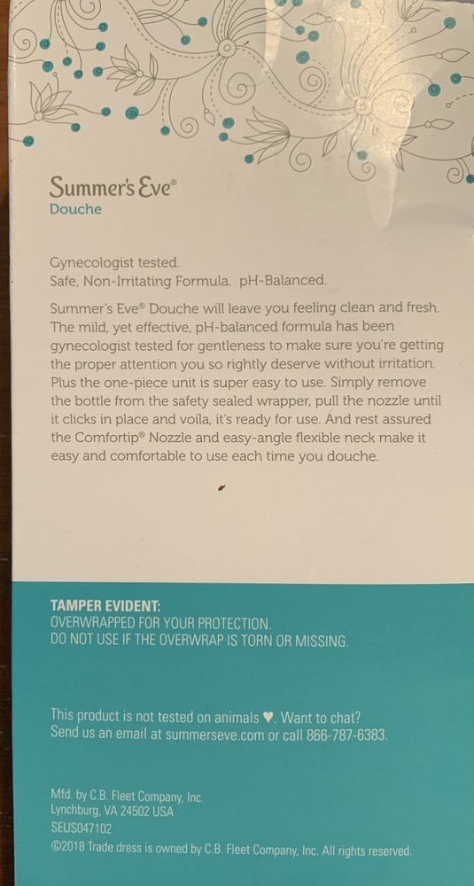 Summers Eve PH-Balanced tested Fresh Scent 4.5 oz each 2 pack Douche