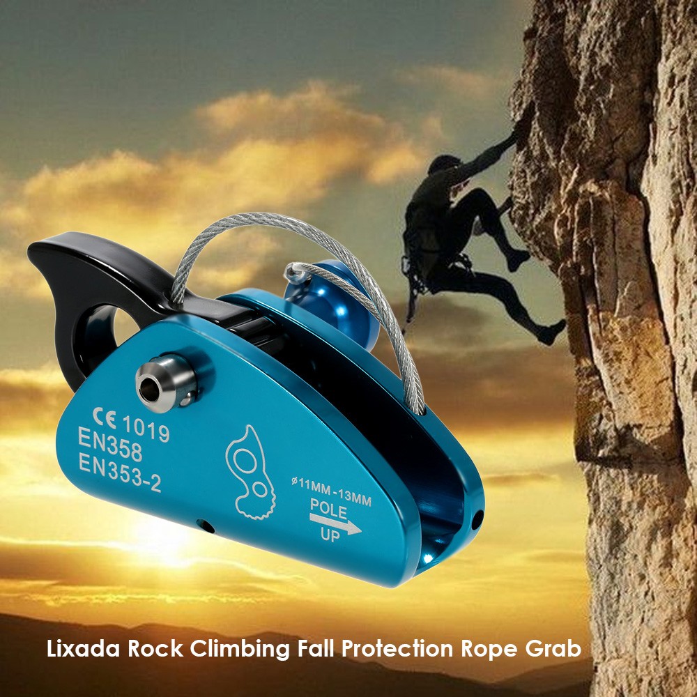 Climbing Fall Rope Grab With Spring J3B0