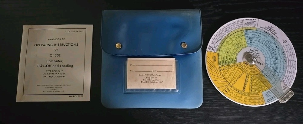 C-130E Computer Take-Off & Landing  Operating Instructions