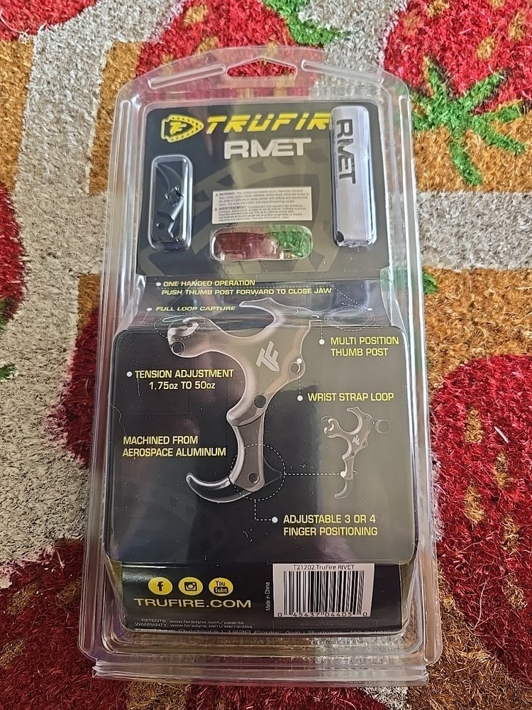 TruFire Rivet Handheld Thumb Release, New, Sealed