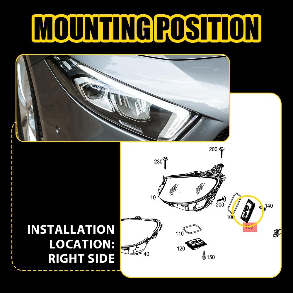 OEM Headlight Control LED Module Ballast For Mercedes Benz W247 A2479004204
