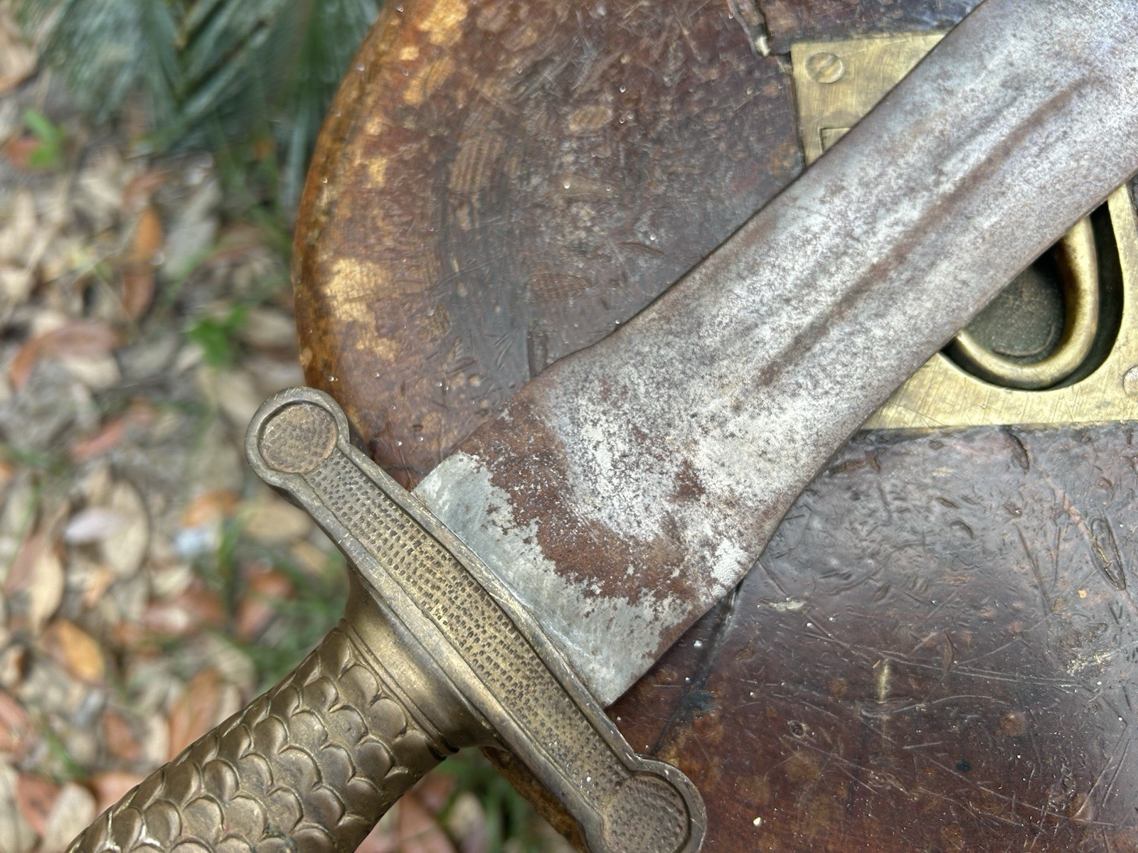 Civil War Sword Foot Artillery Short Sword Gladius 1800s Eagle Crown Scales 26”
