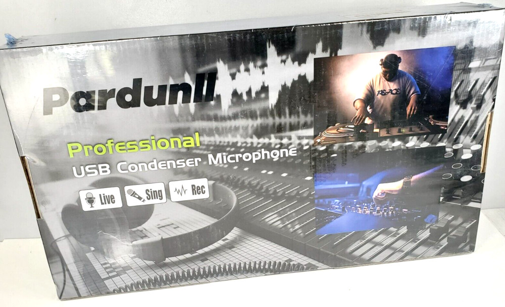 Pardum II Professional USB Condenser Microphone Record Or Live USB Microphone