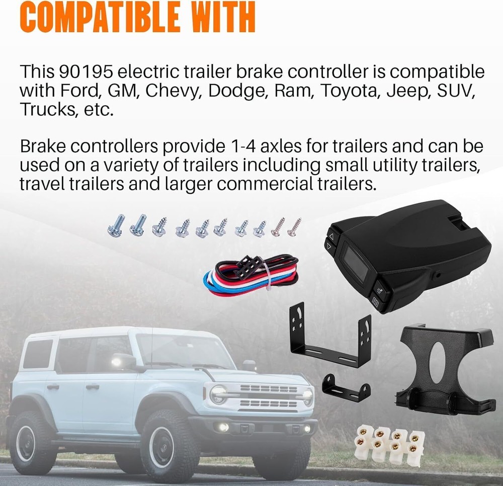 For Tekonsha P3 Prodigy 90195 Electric Trailer Brake Control Module Controller