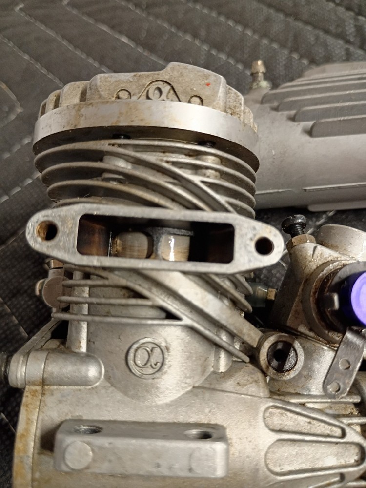 Evolution .46 Alpha radio controlled RC airplane engine.