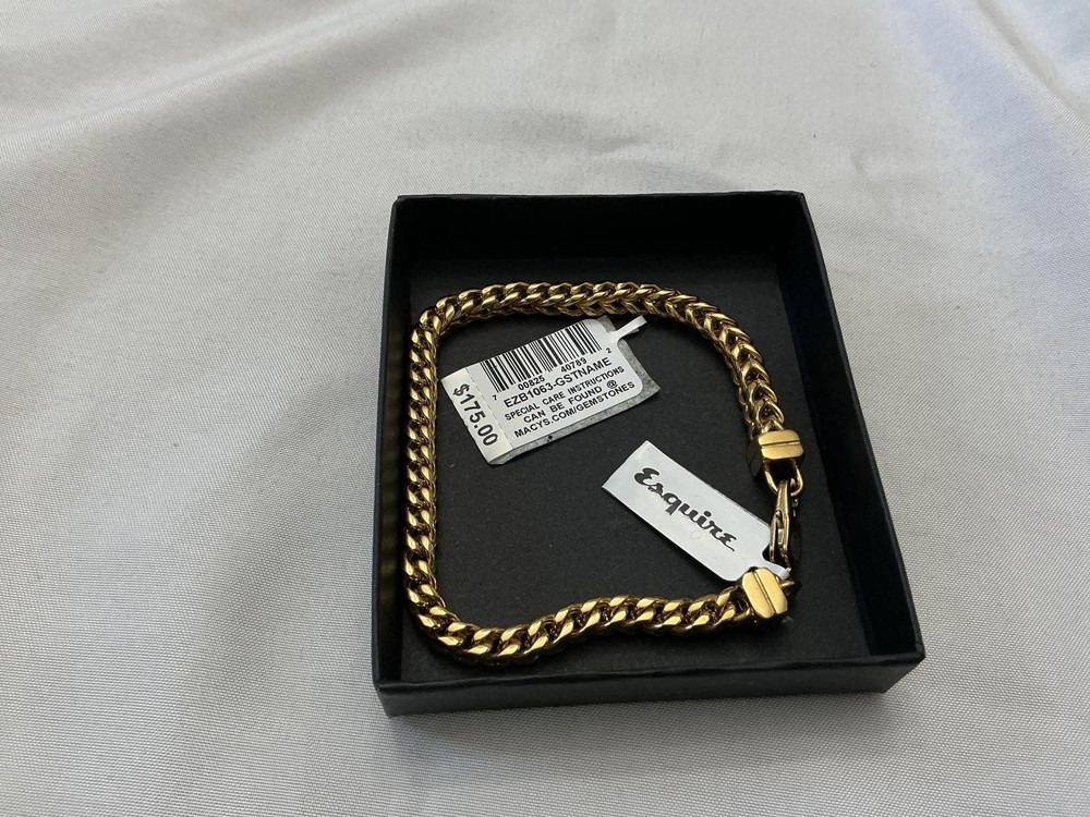 Esquire men’s box weave bracelet