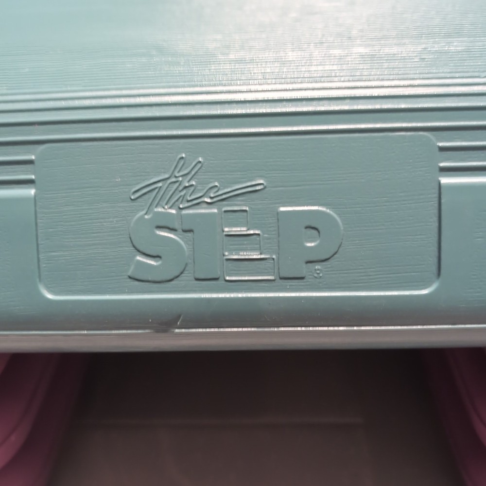 The Step Original Exercise 28" Aerobic Platform Stepper with Pink Risers