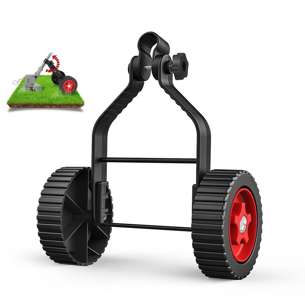 Universal Grass Rope Trimmer Weeder Stabilizing Height Adjustable Support Wheel