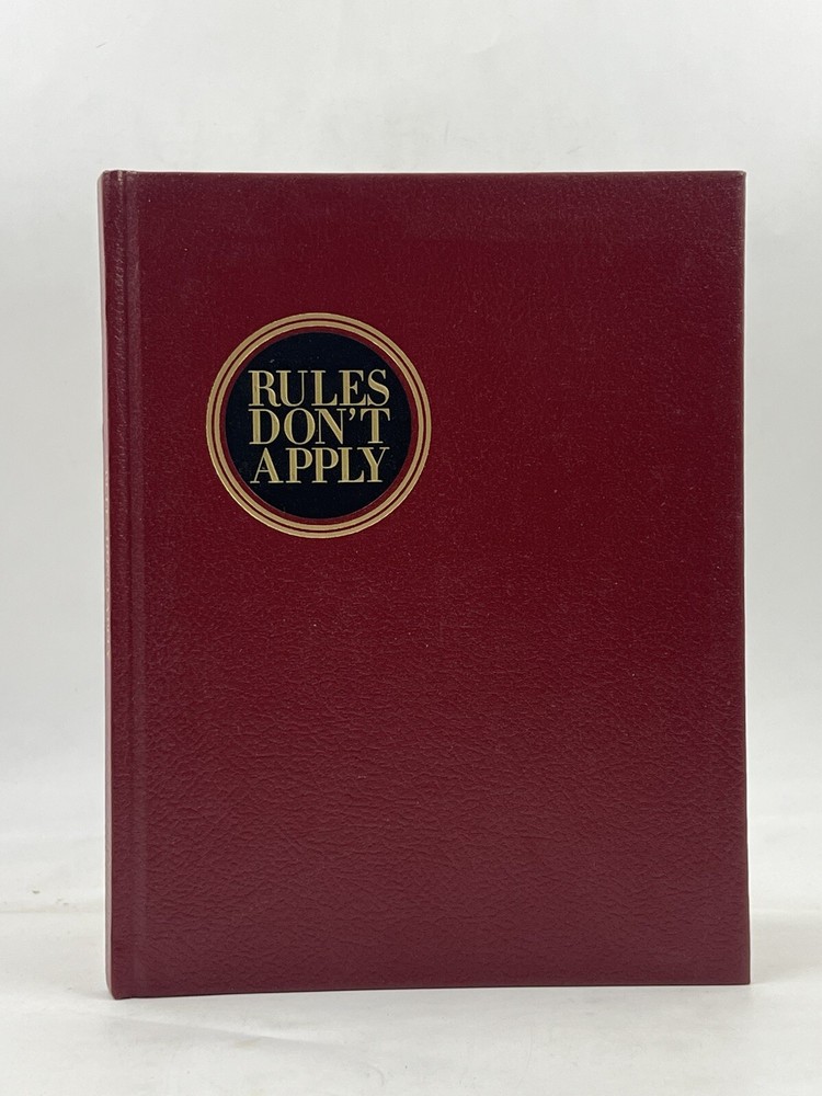 RULES DON'T APPLY - SCRIPT by WARREN BEATTY - PRIVATELY PRINTED - Hardbound